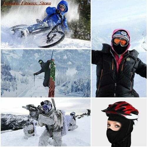 Riding mask Motorcycle warm hood Outdoor ski Windproof mask Head Facial Neck protective case Thermostatic mask