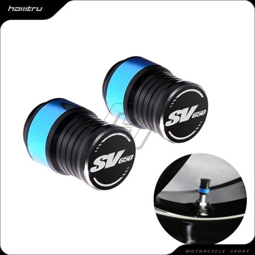 Motorcycle Accessories Wheel Tire Valve Caps Covers Case for Suzuki SV650 SV650X SV 650
