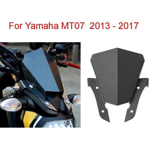 MT07 Motorcycle Motorbike Windshield Windscreen Cover For -Yamaha MT07 MT-07 MT 07 2013 2014 2015 2016 2017