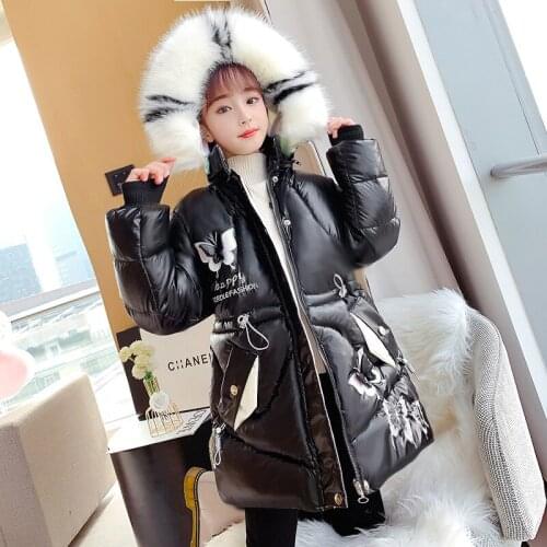 New Wash-Free waterproof winter Girls clothing outerwear kids Clothes parka Cotton-Padded Jacket Children Thicken Coat snowsuit