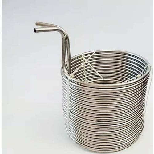 3/8" x 50' Wort Chiller ,food grade 304 stainless steel , Beer Cooling Coil or Malt Juice Cooler For Homebrew Or small Brewery