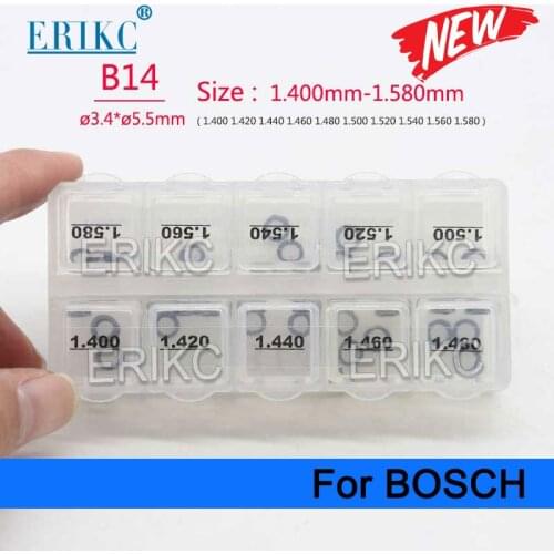 B14 Gaskets Size 1.40-1.58 Adjusting Shim Set B14 Common Rail Injector Repair Shims for 0445110# and 0445120# Injectors