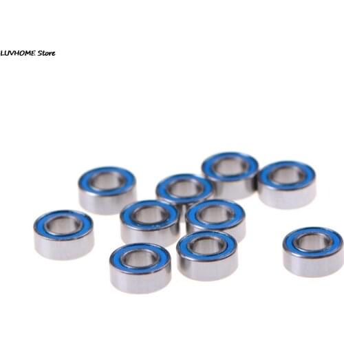 10Pcs/set MR105-2RS Ball Bearing 5x10x4mm Stainless Steel Ball Bearings MR105-2RS Bearing