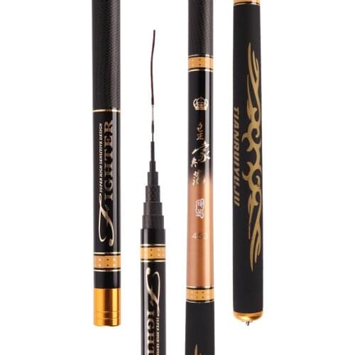 Winter Telescopic Fishing Rods Ultralight Feeder Carp Freshwater Carbon Fiber Hard Stream 3M 4M 5M 6M 7M Portable