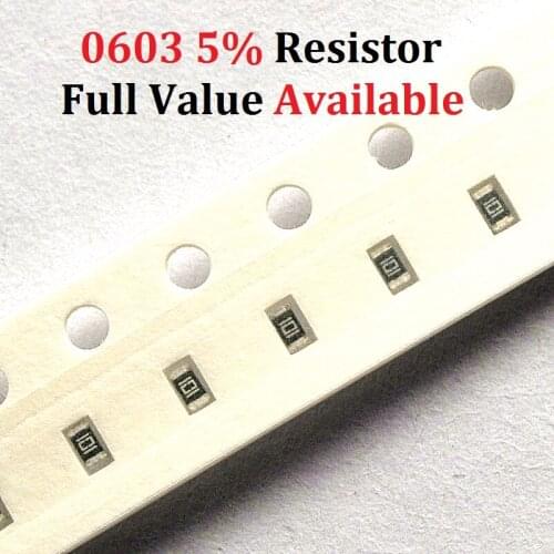 200PCS/lot SMD Chip Resistor 0603 150K/160K/180K/200K/220K/Ohm 5% Resistance 150/160/180/200/220/K Resistors Free Shipping