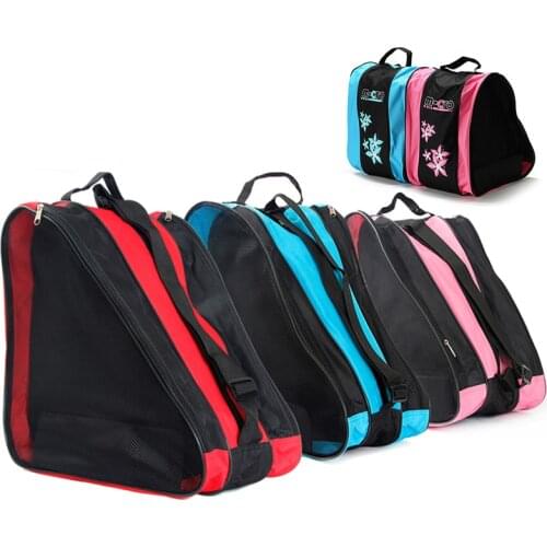 Free shipping skates bag skate bag black color nylon 39*30*40