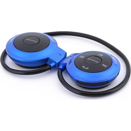 MINI503 Ear Hook Mini Sports Wireless Bluetooth Headset Hi-fi Handsfree Stereo Earphone Headphone TF Card for MP3 Player USB