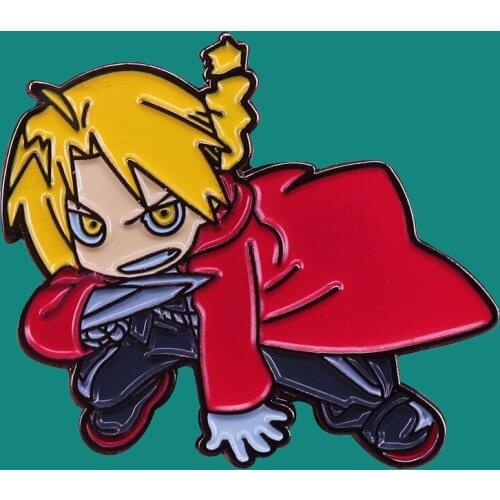 Anime Movies Figure Lapel Brooch Collect Boys Metal Pins Backpack Collar Adorn Cartoon Badges Children Fashion Jewelry Gifts