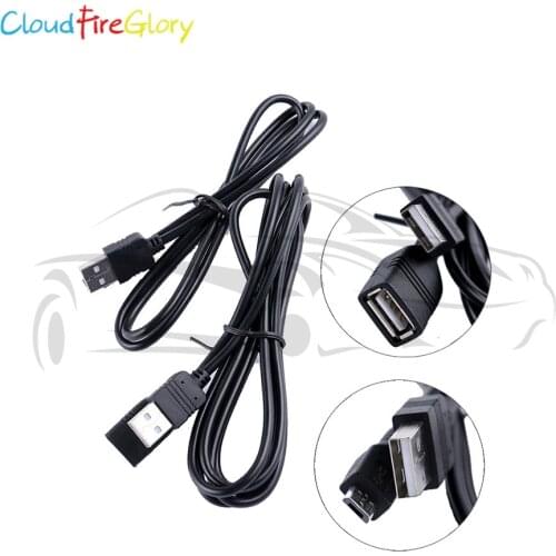 CloudFireGlory For PIONEER CD-MU200 Android Phones CDMU200 2Pcs Interface USB Extension Cable