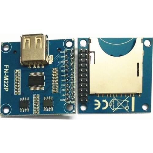 USB SD MP3 Player Module with Embedded UART Serial Port MP3 Audio Module with 2 x 3W Stereo Output 5 PCS Per Lot