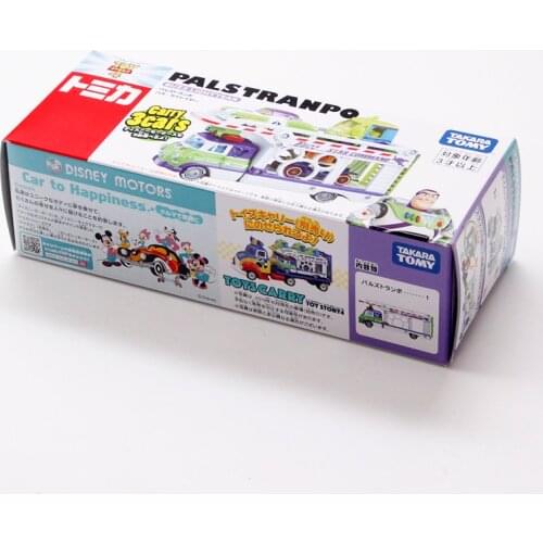 Tomica Disney Motors PALS TRANPO Toy Story 4 Buzz Lightyear Transporter Truck Metal Diecast Toy Car New