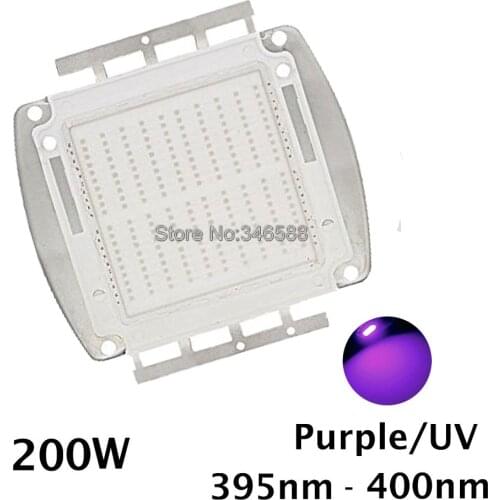 42Mil 200W Epileds Ultra Violet UV High Power Light Chip 365nm-370NM,380nm-385nm,395-405nm,420nm-425nm DIY COB Light Source