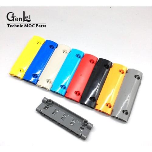 4Pcs/lot 62531 Technology Panel Curved 11x3 with 2 Pin Holes through Panel Surface MOC Building Block Bricks DIY Toys Cars Parts
