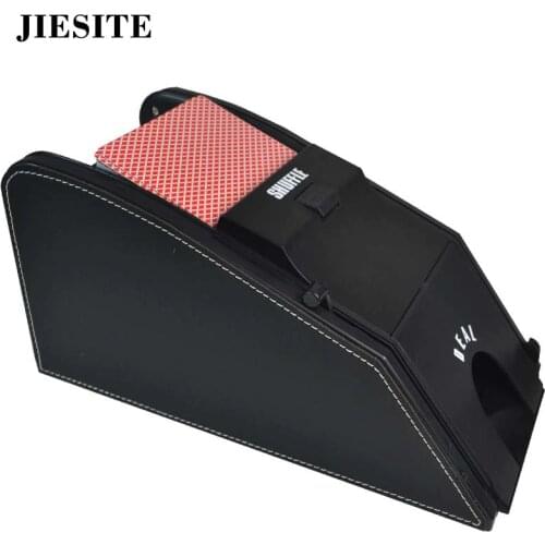 Automatic Poker Card Shuffler Double Use Deluxu 2 IN 1 Card Shuffler&Dealing Shoe Automatic Machine Playing card shuffler