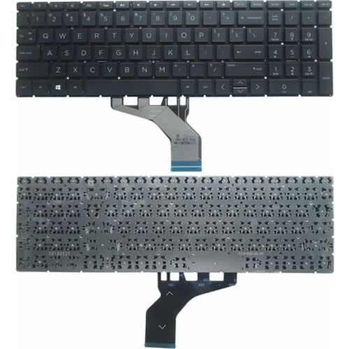 GZEELE New US English keyboard FOR HP 15-DA 15-DB 15-DX 15-DR 250 G7 255 G7 black