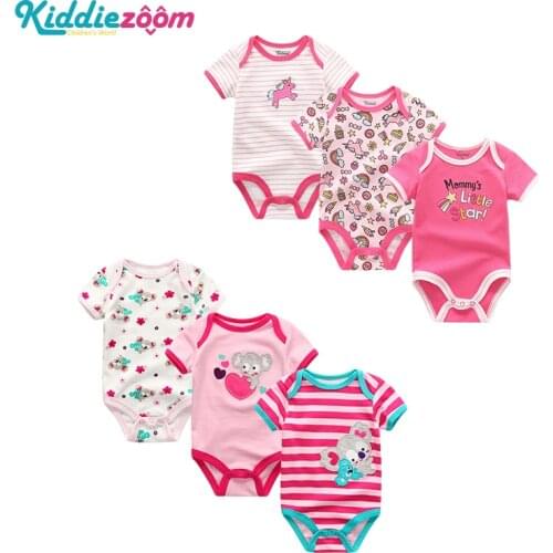 Unicorn Baby Girl Clothes Body Newborn Bodysuits Baby Boy Clothes 3PCS Girls' Clothing Sets Bebe Cotton Baby Clothes One-Pieces