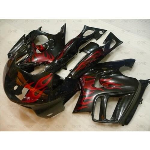 Body Kits for CBR600F3 1997 CBR600 F3 Motorcycle Fairing 95 96 CBR 600 F3 Fairings 1995 - 1998 Black Red Flame