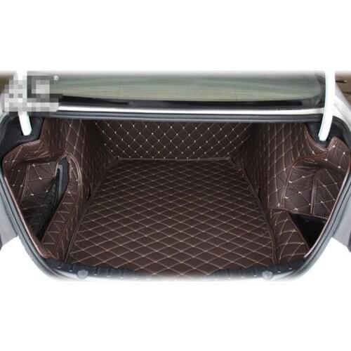 Best quality & Free shipping! Special trunk mats for BMW 740Li 750Li 760Li G12 2017-2016 wear-resisting cargo liner boot carpets