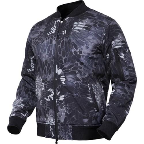 MA1 Pilot Bomber jacket Military Tactical Air Force Fly Clothes Winter Fleece Warm Baseball Outerwear Motorcycle Down Coat 3XL