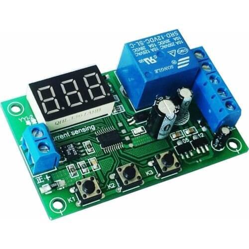 Current Detection Module Current Limit Overcurrent Motor Blocking Protection Board Current Sensor 5V 12V 24 V Relay Module