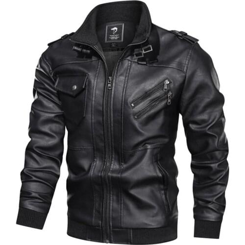Mens Leather Jackets Autumn Men Coats Casual Motorcycle PU Jacket Mens Biker Jackets Male Brand Jassen Chaquetas Fashion Tops