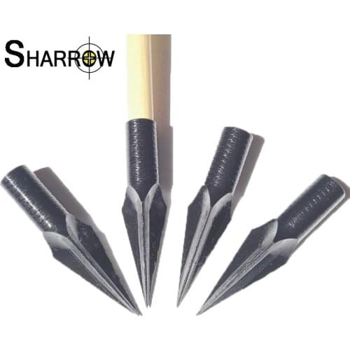 10pcs Archery Hunting Arrowheads Broadheads 3 Blades Point Tips Fit 8mm Arrow Shaft for Bow and Arrow Shooting DIY Accessories