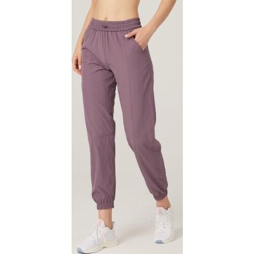 2021 New Sports Fitness Pants Women Elastic Band Waist Quick Dry Loose Running Yoga Pants Female Streetwear Pantalon Femme