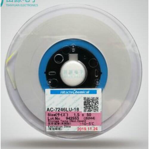 New Date ACF AC-7246LU-18 TAPE For LCD Screen Repair 1.2/1.5/2.0mm*10m/25m/50m Original LCD Anisotropic Conductive ACF Film