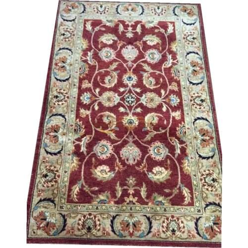 Original single export Turkish handmade carpets OUSHAK Ozarks pure wool carpet 8987-21 4X6gc158zieyg14
