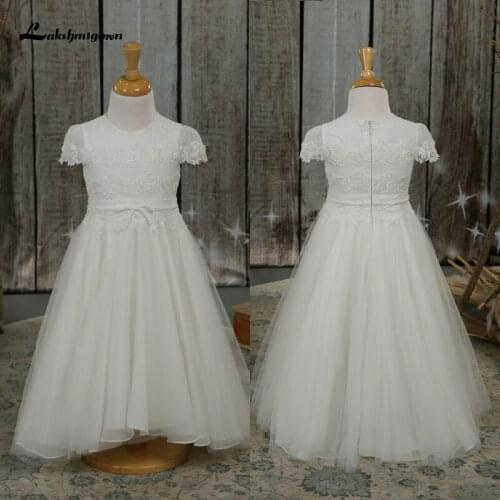 Flower Girls Dresses Princess Embroidery Flower Party Clothing Kids Dresses for Girls Evening Formal Gown Children Clothes