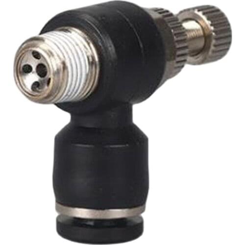 Pneumatic connector SL throttle valve quick adjustable joint one-way plug tracheal 10PCS/bag