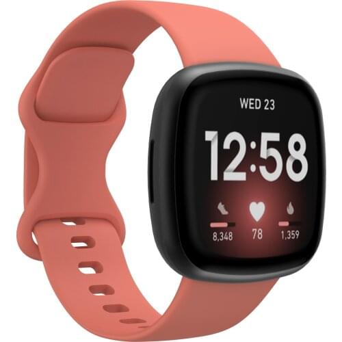 Suitable for Fitbitversa 3/Fitbit sense watch, soft silicone strap, spare fashion bracelet