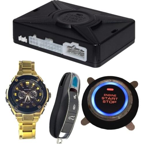 Drop Shipping KOL Cardot Watch Key Gps Gsm Pke Keyless Entry Smart Remote Starter Engine Start Stop Car Alarm