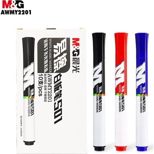 M&G S01 Mark Pen. Water-borne Easy-to-erase Whiteboard Pen Erasable Whiteboard Marker Pen Office Supplies. AWMY2201