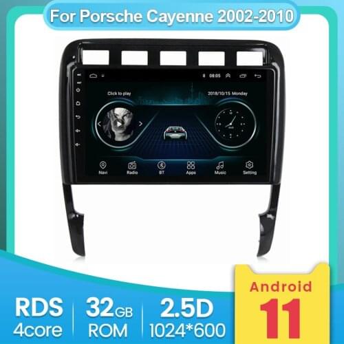 9" Touch Screen For Porsche Cayenne 2002-2010 Android 11 Autoradio Multimedia RAM 2GB ROM 32GB Car Stereo GPS Navigation