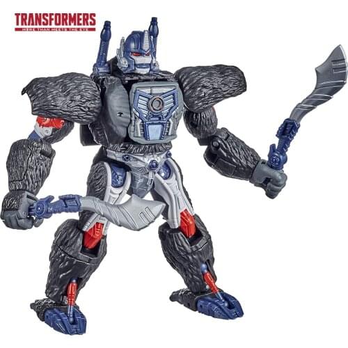 Transformers Kingdom Orangutan Captain Cybertron Kingdom Series Optimus Prime Kingdom Class V Hurricane Optimus Saint F0691