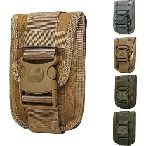 Military Tactical Waist Pack Army Double Layer Phone Wallet Card Hand Bag Camping Hunting Outdoor Accessory Molle Pouch Bag