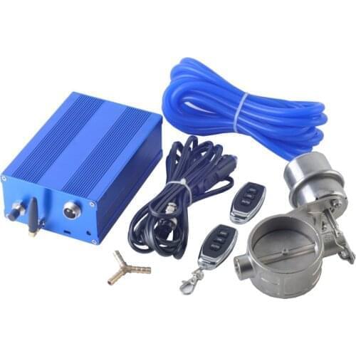 2"/2.36"/2.5"/2.75"/3" inch Vaccum Control Exhaust Valve/Cutout Set with Vacuum Pump With Wireless Remote Controller Switch