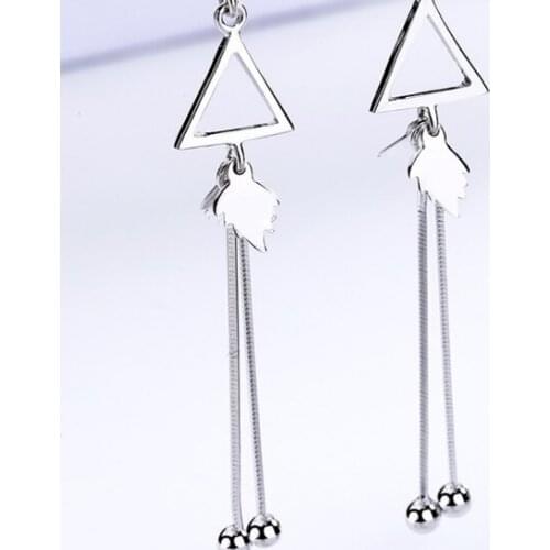 YAM23 925 pure silver love lady Earrings lovers Earrings