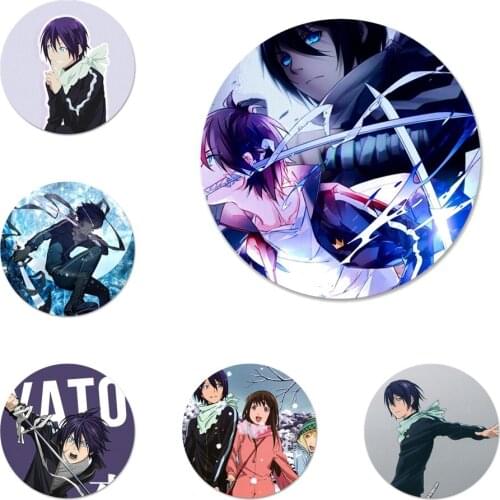 58mm Noragami yato Anime Icons Pins Badge Decoration Brooches Metal Badges For Clothes Backpack Decoration