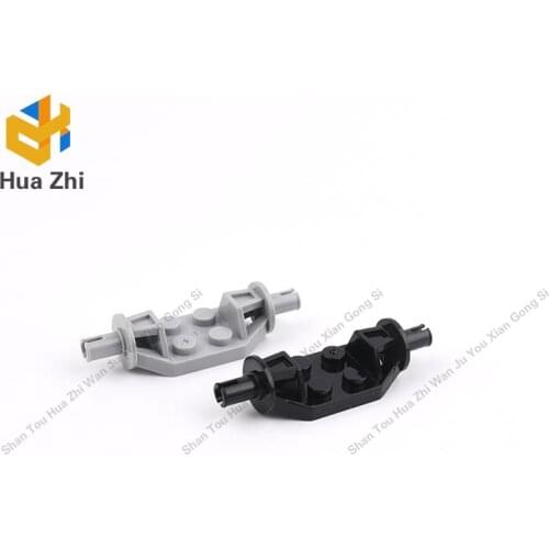 10PCS 47720 Plate Special 2x2 with Wheels Holder Wide- Pins Building Blocks Parts MOC DIY Education Build Toys