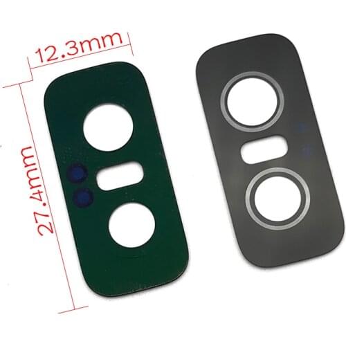10Pcs/Lot，Back Rear Camera Glass Lens For ASUS ZenFone 6 2019 ZS630KL With Adhesive Repacement Parts