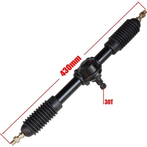 430mm M10 Full steel Power Steering Gear Rack Pinion Fit For DIY China Golf Go Kart Buggy Karting ATV UTV Bike Parts