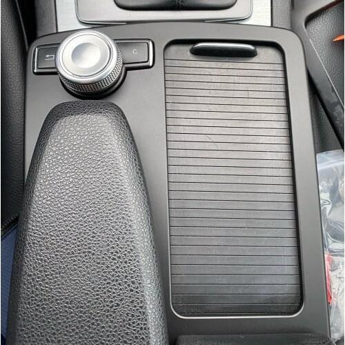 Car Center Console For Mercedes Benz W204 C C180 C200 C220 E W212 E260 E300 Cup Holder Panel Trim Cover+Roller Blind Cover