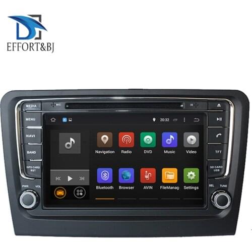 Android 9.0 Octa Core Car DVD player For SKODA Rapid 2013-2018 With GPS Navigation Car Radio Audio Video Multimedia DVD Player