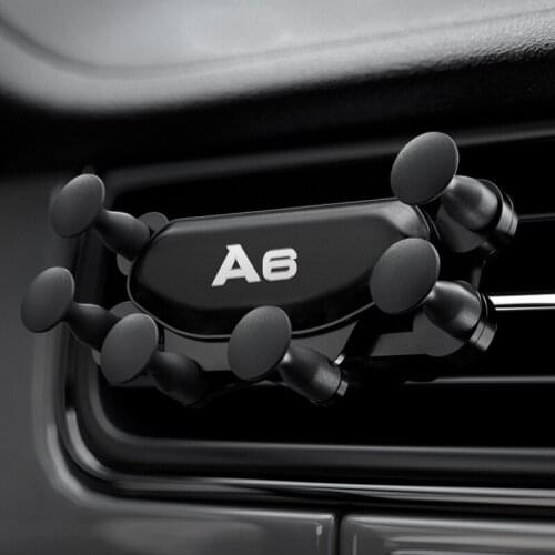 Car Interior Air Vent Clip Mount No Magnetic Mobile Phone Holder for Audi A6 c5 c6 c7 4f 4g Accessories Car Styling