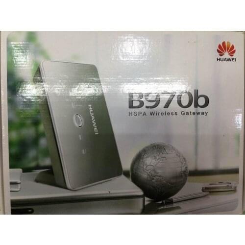 DHL Free shipping Original Unlocked Huawei B970b B970 3G WIFI wireless Router HSDPA wireless gateway 4 RJ45 interface