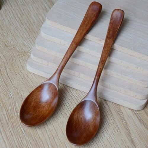 Wooden Spoon Bamboo Kitchen Cooking Utensil Tool Soup Teaspoon Catering for Kicthen Wooden Spoons