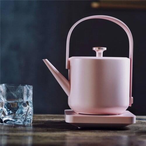 New XiaoTi Retro Electric Kettle 600ml Stainless Steel Household Commercial Electric Kettle 1200W Water Boiler Beautiful Teapot