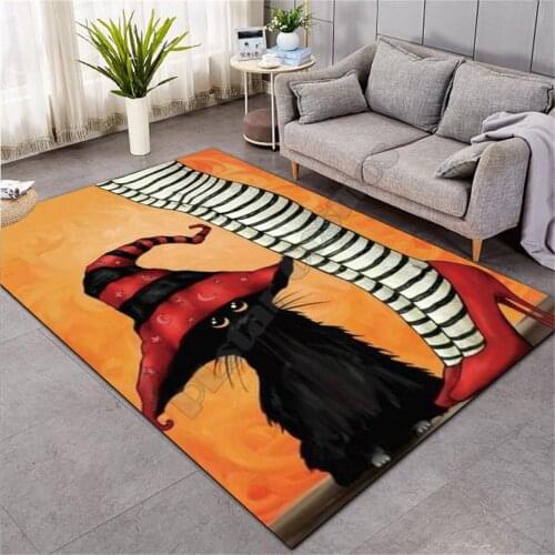 Funny Cat 3D Printed Play Mat Board Game mat map Large Carpet for Living Room Cartoon Rugs Maze 02